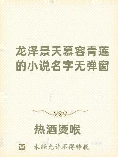 龍澤景天慕容青蓮的小說名字無彈窗